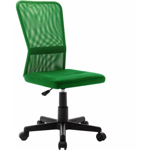 vidaXL Pisarniški stol zelen 44x52x100 cm mrežasto blago, (20669368)