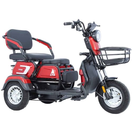 Galaxy Električni tricikl TITAN 14" 250W 48V/20Ah Crveni/19077 Cene