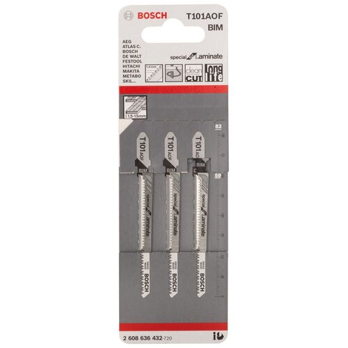 Bosch list ubodne testere T 101 AOF Special for Laminate - pakovanje 3 komada - 2608636432 Cene