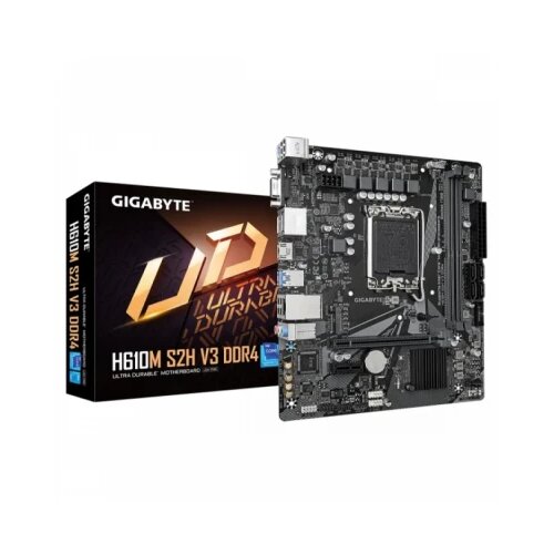 Gigabyte LGA1700, H610 Express Chipset, 2 x DDR4 DIMM, Support for the 14th, 13th, and 12th Generation Intel Cene