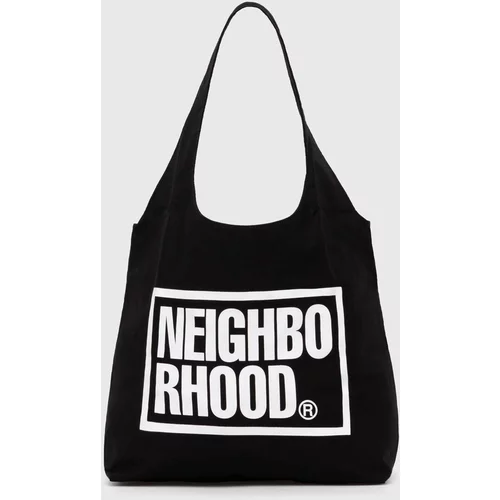 Neighborhood Pamučna torba ID Tote Bag-M boja: crna, 241MYNH.CG01