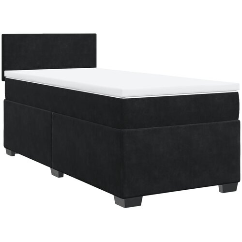 Box spring krevet s madracem crni 100x200 cm bar&amp;scaron;unasti Slike