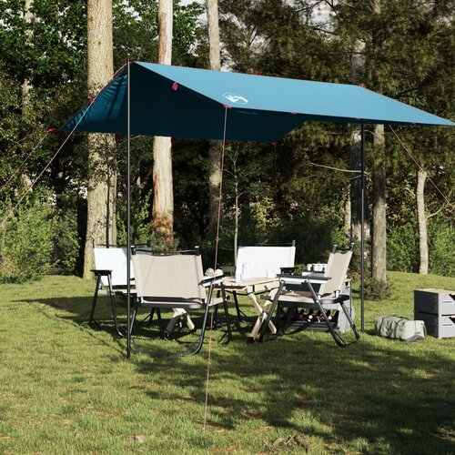 vidaXL Cerada za kampiranje plava 300 x 294 cm vodootporna Cijene
