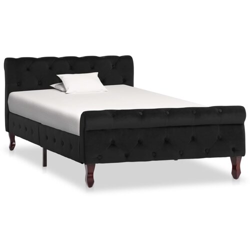 Furnova Posteljni okvir črn žamet 100x200 cm, (21931487) Slike