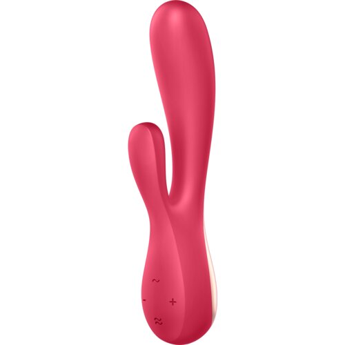 Satisfyer Rabbit vibrator Mono Flex APP rdeč Slike
