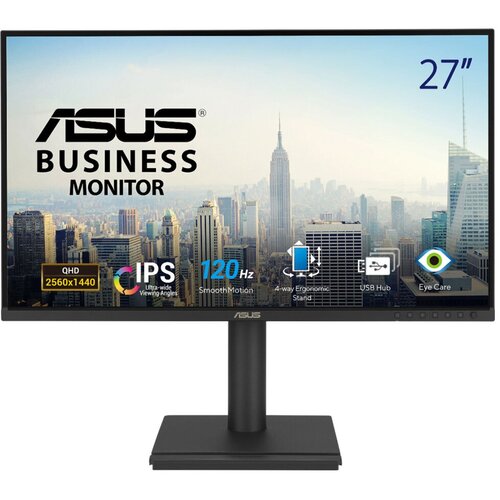 Asus Business BE27AQG LCD zaslon Energetska učinkovitost 2021 D (A - G) 68.6 cm (27 palac) 2560 x 1440 piksel 16:9 5 ms Cijene