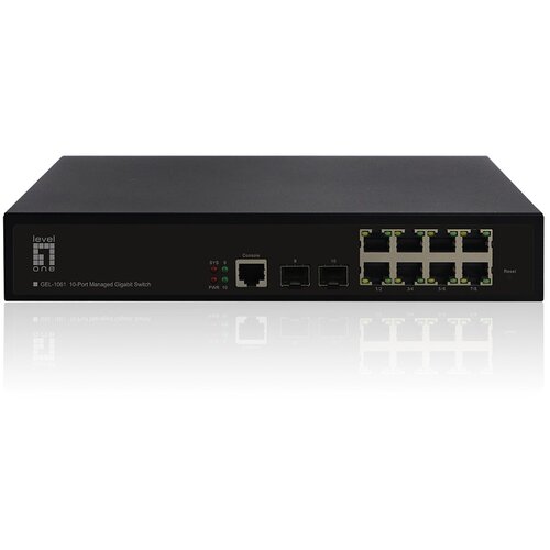 Level One Switch 8x GE GEL-1061 2xGSFP 19“ Cene