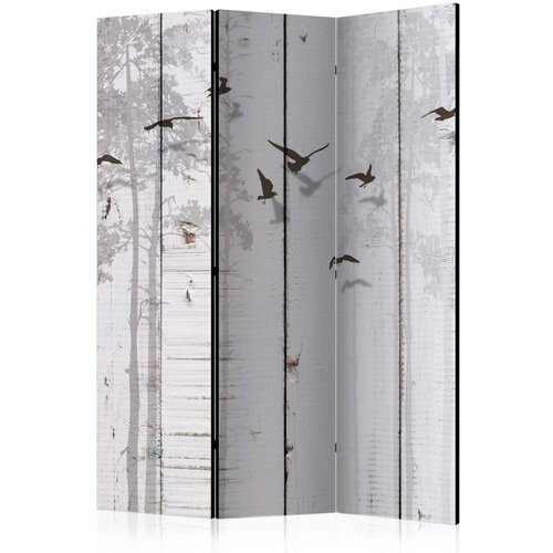  Paravan u 3 dijela - Birds on Boards [Room Dividers] 135x172 Slike