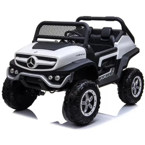 Mercedes Unimog &amp;ndash; Dečiji Džip dvosed na Akumulator 318 Beli⚡ Slike