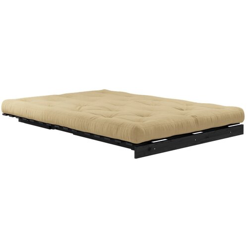 Karup Design Senf žuta sklopiva sofa 140 cm Roots Black Night &amp;ndash; Slike