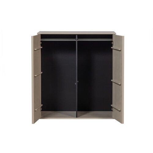 Vtwonen Kremno bela modularna garderobna omara iz masivnega bora 100x220 cm Daily &amp;ndash; Slike