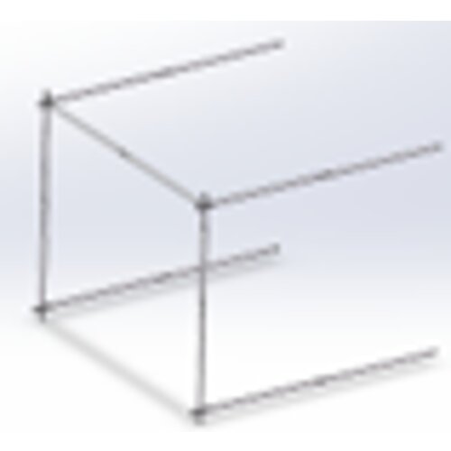 VidaXL Pesja brvnara 2x2x2 m Galvanizirano jeklo Slike