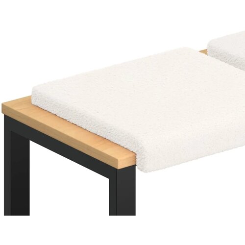  Jastučić za klupu 2 kom. Sherpa Tkanina Krem Dubina 35 cm - Krem 2 Cijene