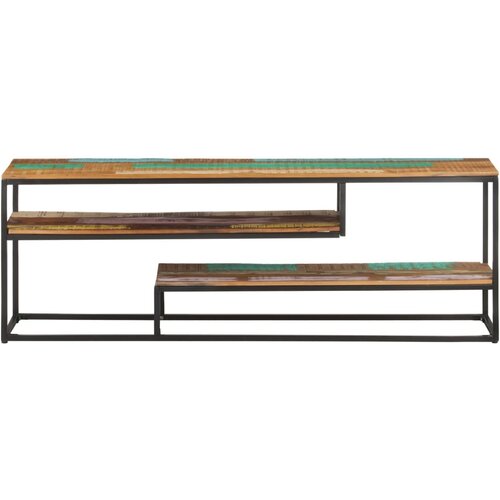Maison Chic TV omarica - TV stojalo - Televizijska omarica 130x30x45 cm trden akacijev les, (21699460) Slike