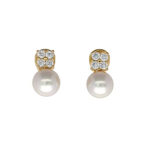 Majorica divina bele biserne gold srebrne mindju&amp;scaron;e 10 mm ( 09511.01.1 ) Slike