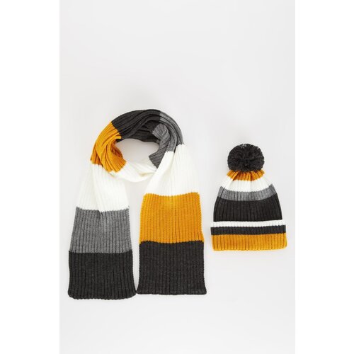 Defacto boy&amp;#039;s 2-Piece scarf and beret set Slike