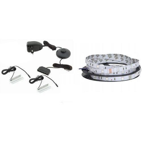 CAMA MEBLE Cama RTV lighting QIU 160 blue Slike