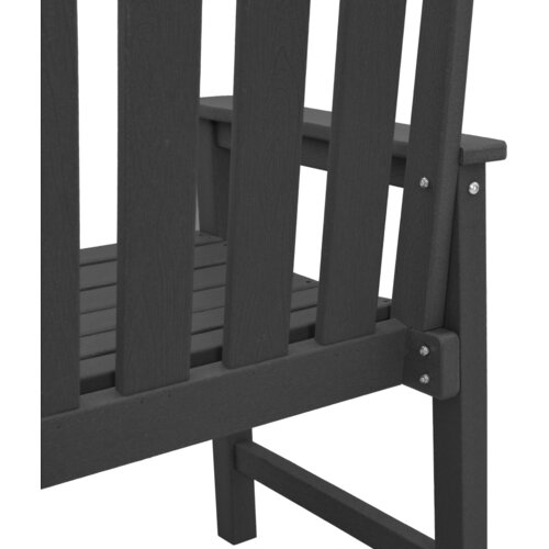 vidaXL Vrtni jedilni stoli 4 kos Črni 65,5x55,5x88 cm HDPE Cene