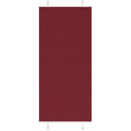 vidaXL Plisirana žaluzija bordo rdeča 85x200 cm širina blaga 84,4 cm poliester, (5000297713) Cene