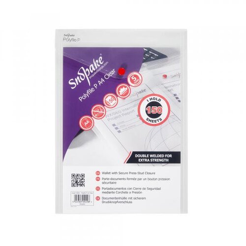 Snopake Fascikla pismo (uspravna) A4 Superline Clear Cene