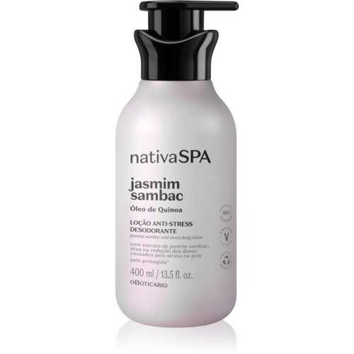 OBotic&amp;aacute;rio Nativa SPA Jasmim Sambac umirujuće mlijeko za tijelo 400 ml Slike