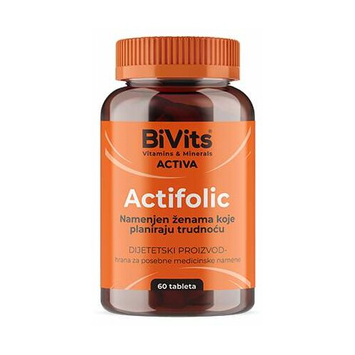 BiVits activa actifolic, 60 tableta Slike