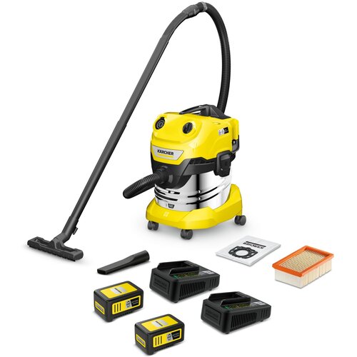 K&amp;auml;rcher Sesalnik za mokro in suho sesanje WD 4-18 S Dual Battery Set V-20/22 - 1 k. Slike