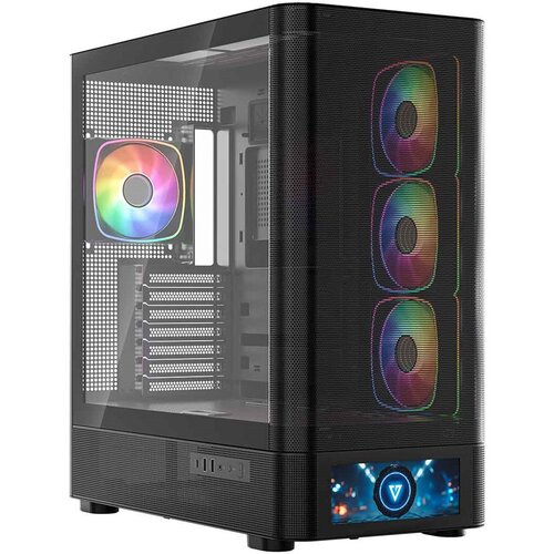 Modecom Volcano Volcano AQ500 ARGB Midi Black Cijene