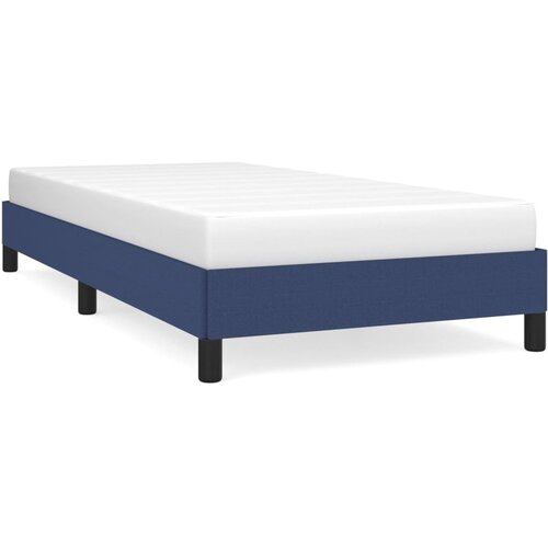  Okvir za krevet bez madraca plava 80x200cm od tkanine Slike
