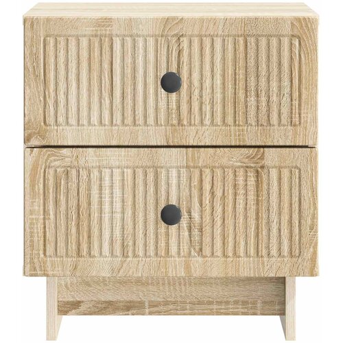  Noćni ormar Hrast sonoma 43 x 34,5 x 47,5 cm Konstruirano drvo Slike