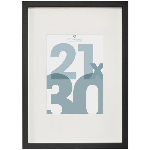 Atmosphera ram za slike 22,8x1,8x31,8cm mdf/staklo crna Cene