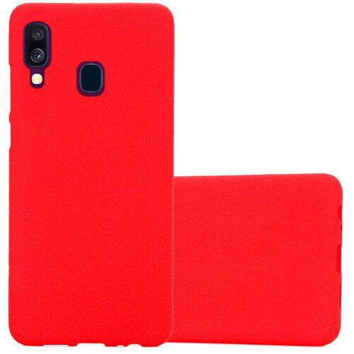 Cadorabo Ohi&amp;scaron;je, združljiv s Samsungom v Frost Red - Za&amp;scaron;čitni pokrov iz fleksibilnega silikona TPU, (20569933) Slike