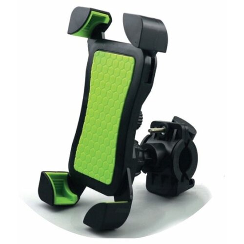 Autopractic držač mobilnog telefona za bicikl, crno-zeleni Slike