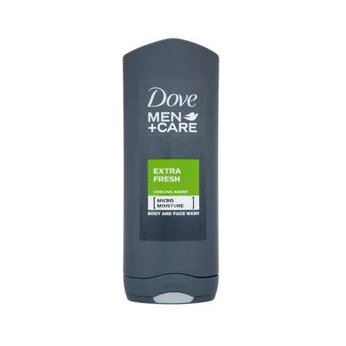 Dove Men+Care Extra Fresh gel za tuširanje za tijelo i lice 400 ml