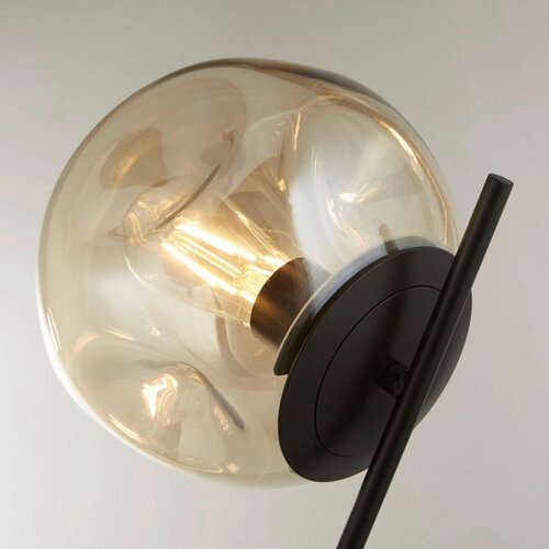 XXXL Searchlight EU22121-1BK - Stona lampa PUNCH 1xE27/10W/230V crna Slike