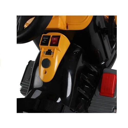 Lean Toys Baterijski traktor z žlico Oranžna Slike