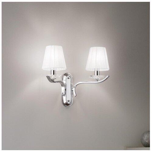 Ideal Lux kristalna zidna lampa pegaso 2xE14/28W/230V sjajni hrom Cene