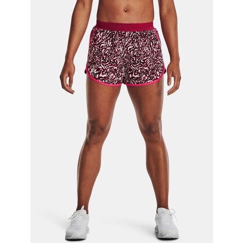 Under Armour Shorts UA Fly By 2.0 Printed Short -PNK - Women Slike