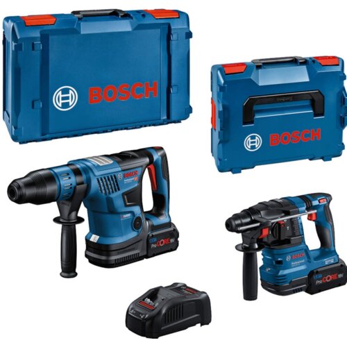 Bosch akumulatorski set gbh 18V-22 + gbh 18V-36C + 2 x 8,0Ah + l-boxx 0615A5003C Slike