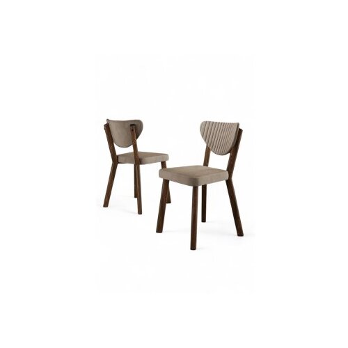Hanah home set stolica (4 komada) arfe cappuccino brown Slike