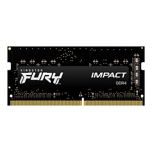 Kingston SODIMM FURY IMPACT MEMORY 8GB DDR4 3200MHz CL20, (20358357) Slike