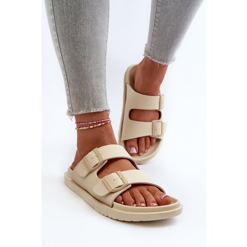 Big Star Lightweight Foam Women's Slippers With Buckles Cene