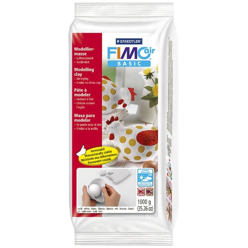 Staedtler Modelirna masa Fimoair Basic, 1000 g, bela Cene