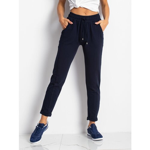 BASIC Feel Good Sweatpants-RV-DR-3589.05X-navy blue Cene