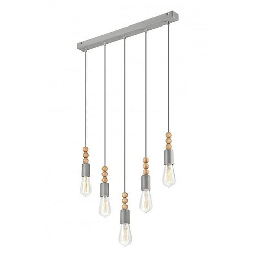  Luster na sajli SIMON 5xE27/60W/230V siva Cene
