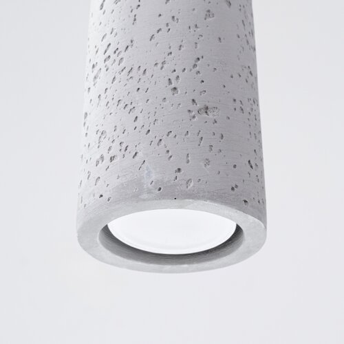Sollux Lighting Sollux SL.1347 - Luster na sajli ELECTRA 1xGU10/10W/230V beton/siva Slike
