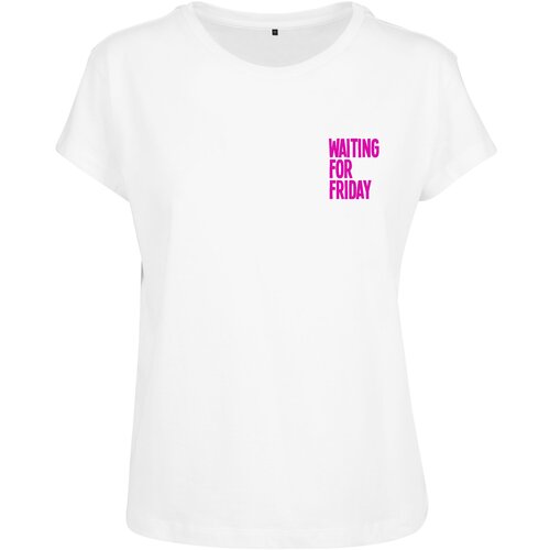 MT Ladies Ladies Waiting For Friday Box Tee White/Pink Slike