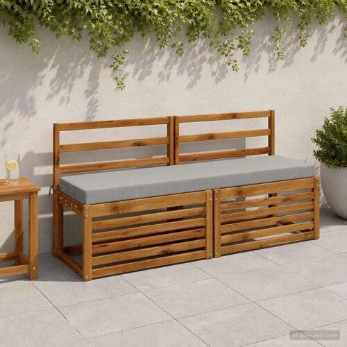  Jastučići za klupe - 2 dijela SOEST 2 kom. 100% poliester Siva - Siva 150 x 40 x 8 cm Poliester Cijene
