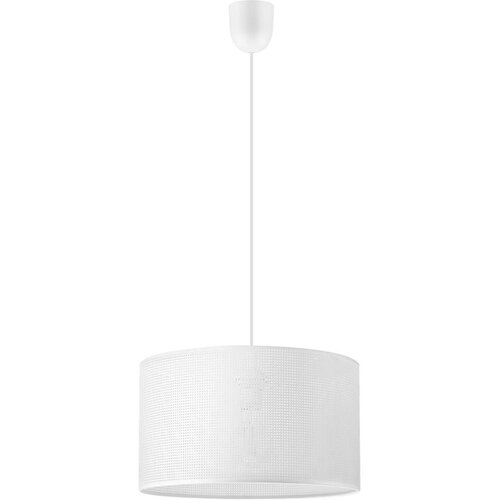Luster na sajli SIRJA PLISADO 1xE27/15W/230V prečnik 35 cm bela Slike