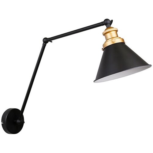 Candellux Lighting Zidna lampica FUNDO 1xE27/40W/230V crna/zlatna Cene